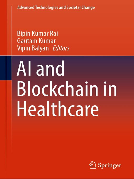 Title details for AI and Blockchain in Healthcare by Bipin Kumar Rai - Wait list